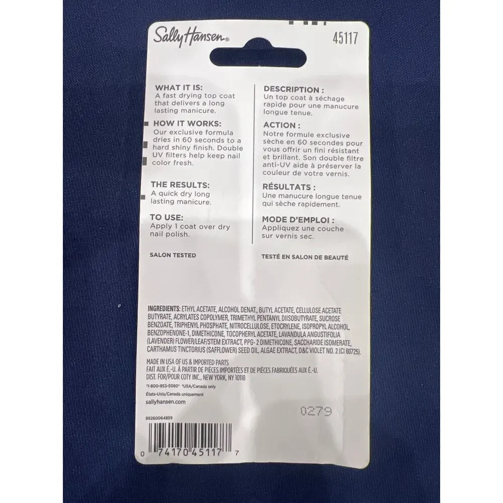 SALLY HANSEN  Insta-Dri Anti-Chip Top Coat